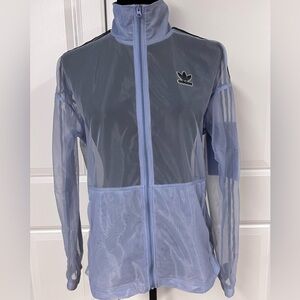 Adidas Mesh Zip Up Track Jacket